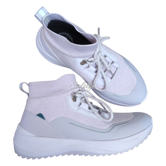 Vessi Stormburst High Womens 9 Dusk Purple Waterproof Knit Dyma-Tex Sneaker Boot - Picture 1 of 11